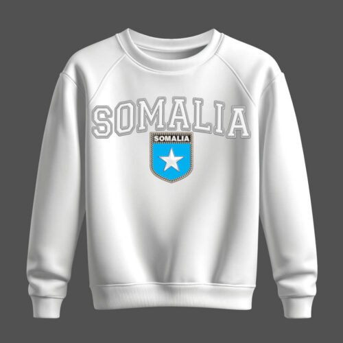 white sweatshirt, somalia, الصومال
