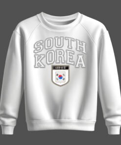 white sweatshirt, south korea, 대한민국