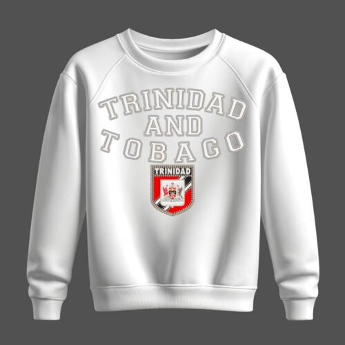 white sweatshirt, trinidad and tobago white sweatshirt, trinidad and tobago