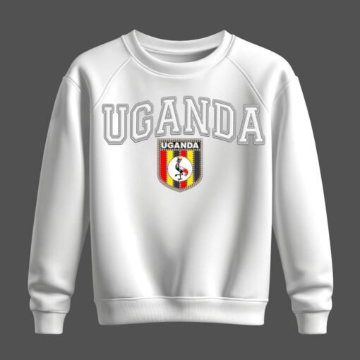 white sweatshirt, uganda
