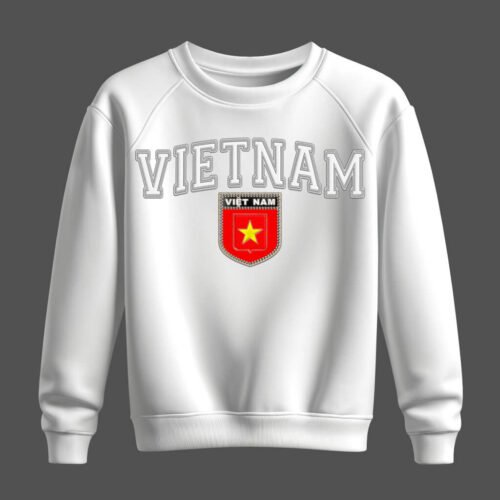 white sweatshirt, vietnam, việt nam
