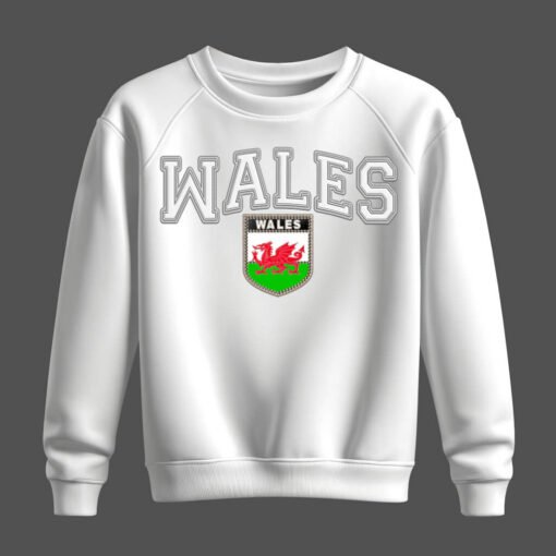 white sweatshirt, wales, cymru