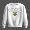 white sweatshirt, wales, cymru, great britain