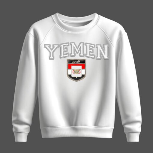 white sweatshirt, yemen, اليمن