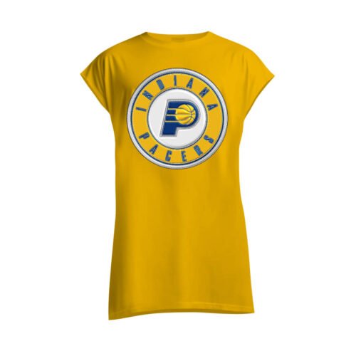 yellow sleeveless shirt indiana pacers DTG / DTF Print On Demand Sleeveless Indiana Pacers
