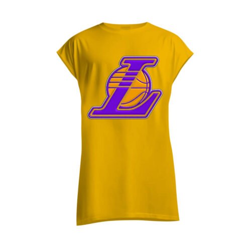 yellow sleeveless shirt lakers DTG / DTF Print On Demand Sleeveless Lakers (1)