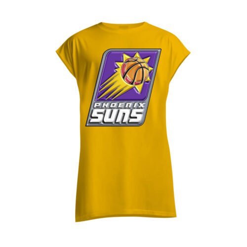 yellow sleeveless shirt phoenix suns DTG / DTF Print On Demand Sleeveless Phoenix Suns