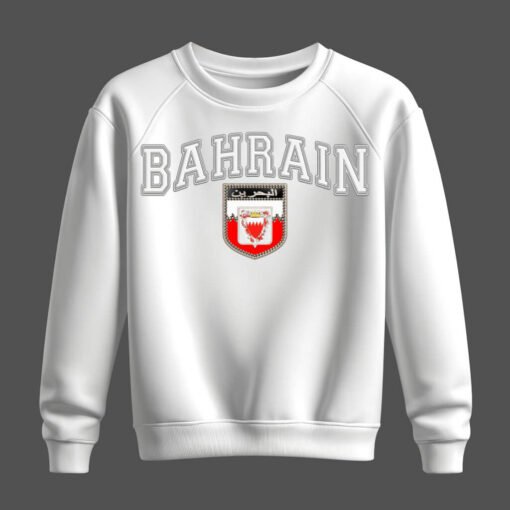 مَمْلَكَةُ الْبَحْرَيْن mamlakat al-white sweatshirt, baḥrayn, bahrain